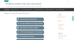 Desktop Screenshot of iftaboss.com