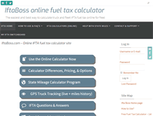 Tablet Screenshot of iftaboss.com